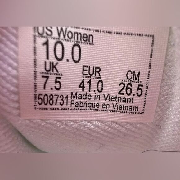 VANS PALM LEAF PRINT WOMENS 10~NEW* - Picture 10 of 10